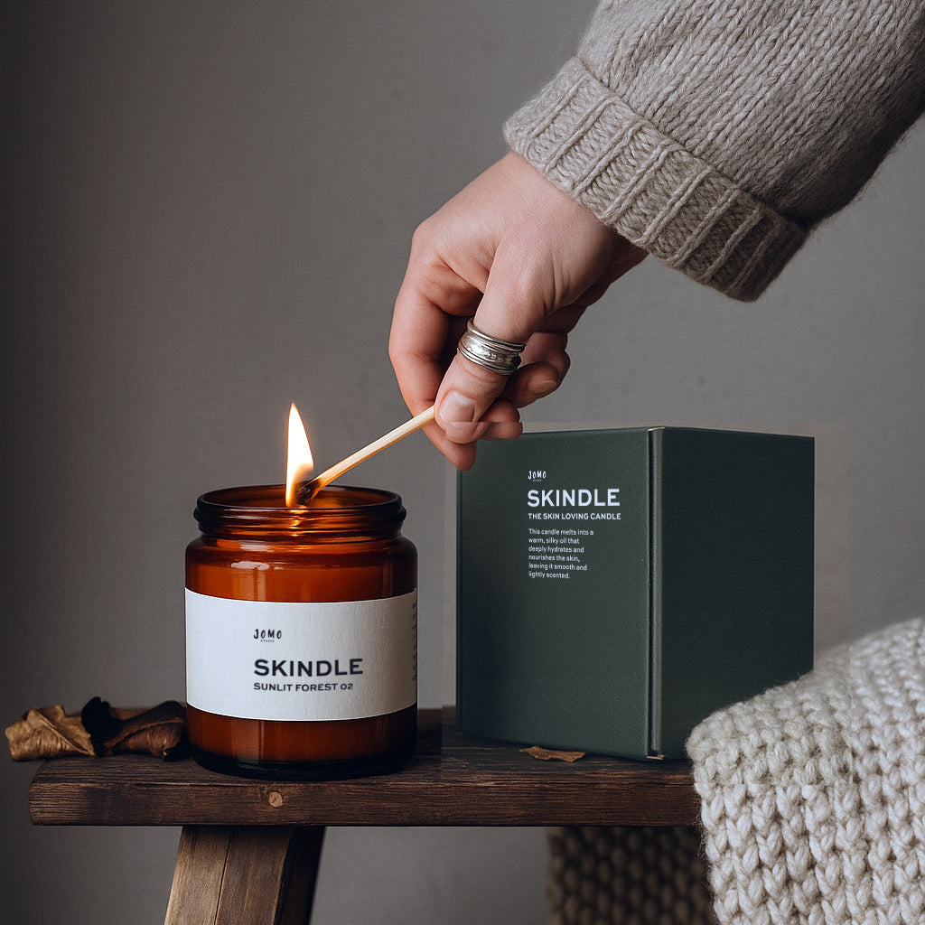 Skincare candles